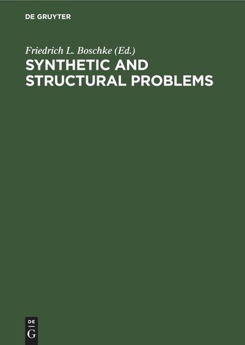 Synthetic and Structural Problems