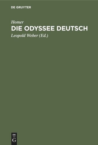 Die Odyssee Deutsch