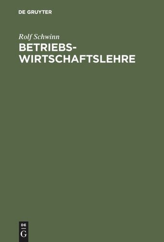 Betriebswirtschaftslehre