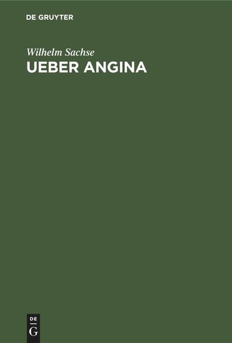 Ueber Angina