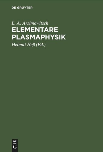 Elementare Plasmaphysik