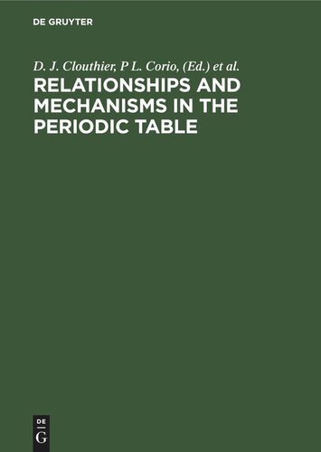 Relationships and Mechanisms in the Periodic Table