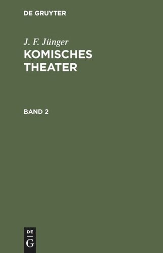 Komisches Theater: Band 2