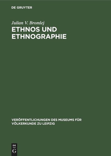 Ethnos und Ethnographie