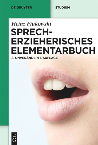 Sprecherzieherisches Elementarbuch