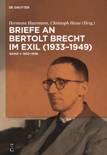 Briefe an Bertolt Brecht im Exil (1933–1949)