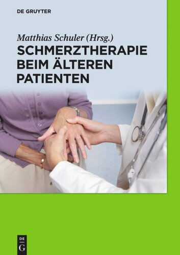 Schmerztherapie beim älteren Patienten