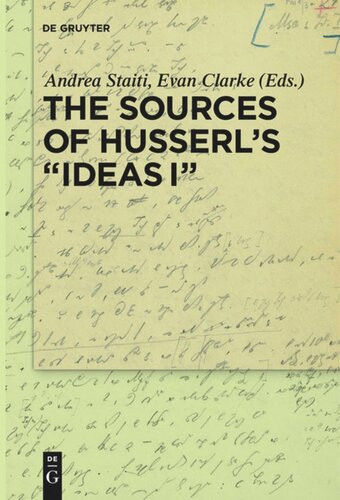 The Sources of Husserl’s 'Ideas I'