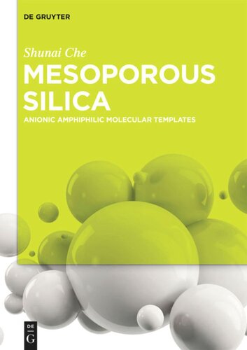 Mesoporous Silica: Anionic Amphiphilic Molecular Templates