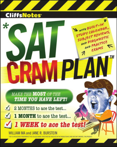 CliffsNotes SAT Cram Plan 