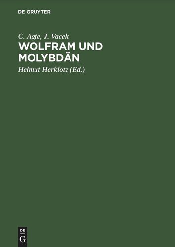 Wolfram und Molybdän