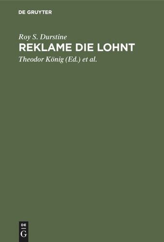 Reklame die lohnt