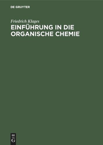 Einführung in die organische Chemie