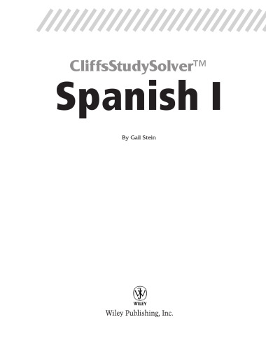 Spanish I 