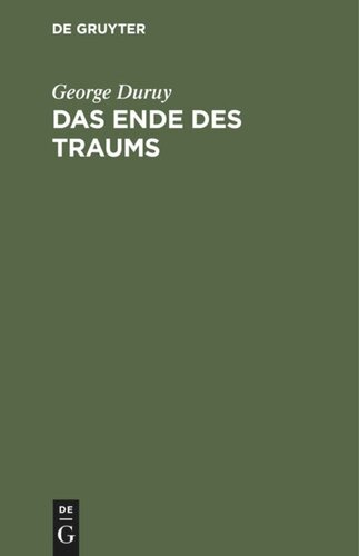 Das Ende des Traums