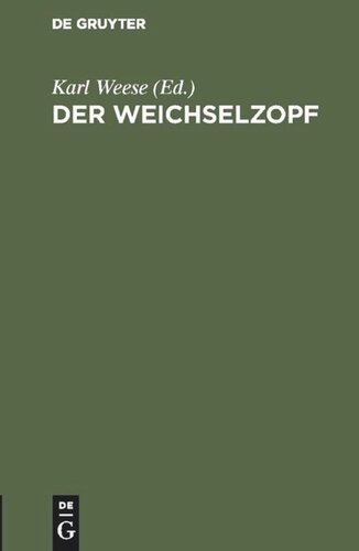 Der Weichselzopf: Ein Beitrag zu seiner Statistik und Geschichte. Mit Beziehung auf Dr. Beschorner’s Schrift: “Der Weichselzopf nach statistischen und physiologischen Beziehungen dargestellt”