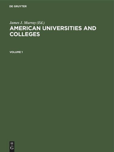 American Universities and Colleges