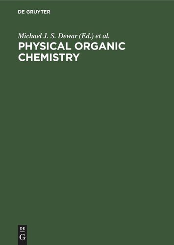 Physical organic Chemistry