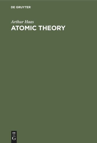 Atomic Theory: An Elementary Exposition