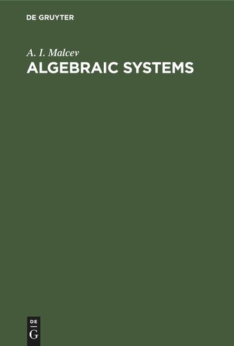 Algebraic Systems