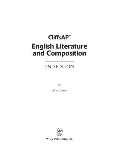 English Literature and Composition 