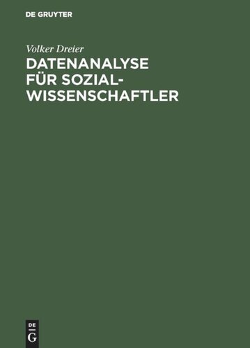 Datenanalyse für Sozialwissenschaftler