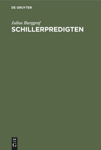 Schillerpredigten