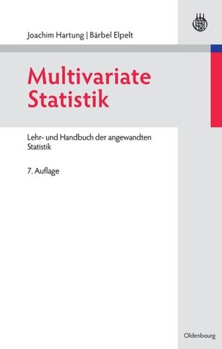 Multivariate Statistik: Lehr- und Handbuch der angewandten Statistik