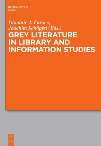 Grey Literature in Library and Information Studies