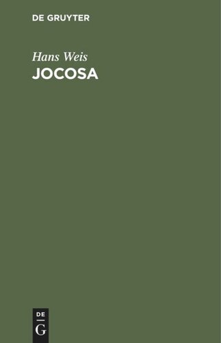 Jocosa: Lateinische Sprachspielereien