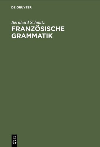 Französische Grammatik