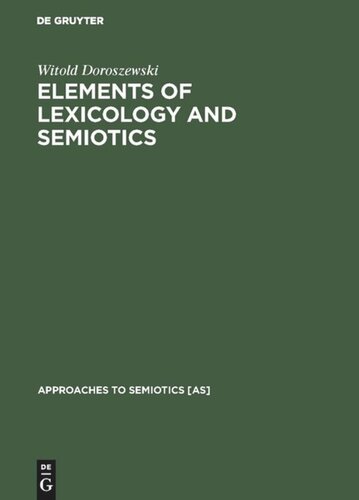 Elements of Lexicology and Semiotics