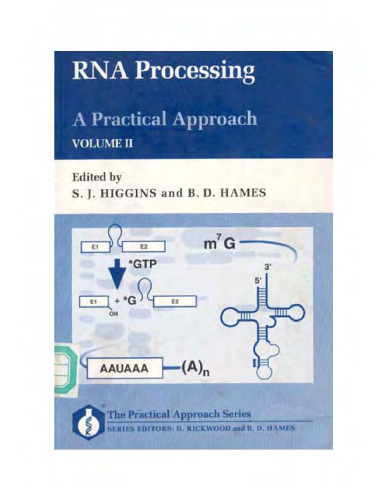 RNA Processing: A Practical Approach