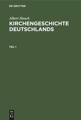 Kirchengeschichte Deutschlands: Teil 1