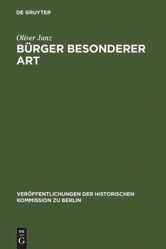 Bürger besonderer Art: Evangelische Pfarrer in Preußen 1850-1914