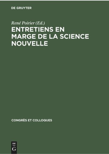 Entretiens en marge de La science nouvelle