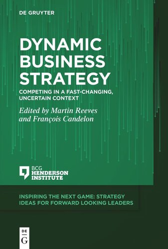 Dynamic Business Strategy: Competing in a Fast-changing, Uncertain Context