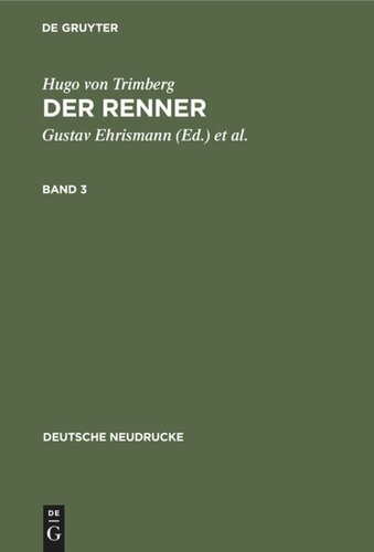 Der Renner: Band 3