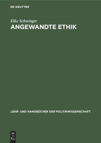 Angewandte Ethik: Naturrecht - Menschenrechte