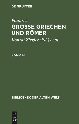 Grosse Griechen und Römer: Band 6