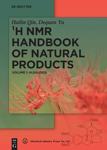 ¹H NMR Handbook of Natural Products: Volume 1 Alkaloids