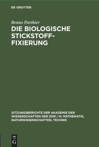 Die biologische Stickstoff-Fixierung