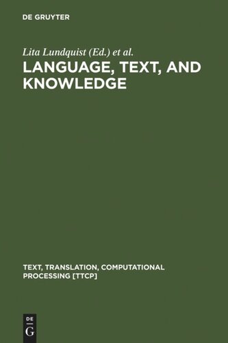 Language, Text, and Knowledge: Mental Models of Expert Communication