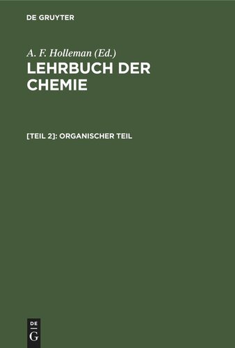 Lehrbuch der Chemie: [Teil 2] Organischer Teil