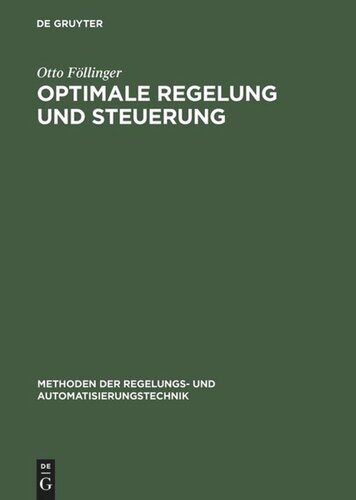 Optimale Regelung und Steuerung