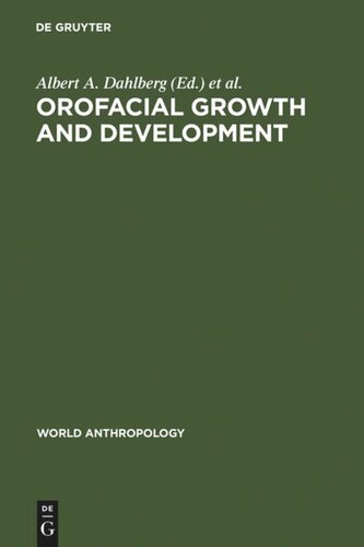 Orofacial Growth and Development