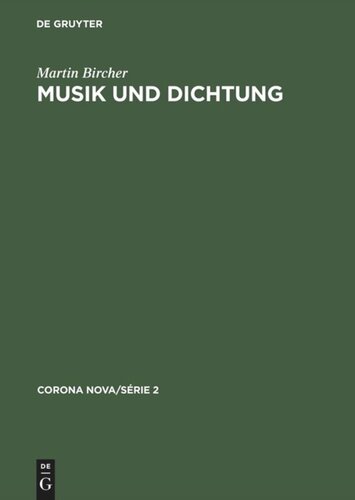 Musik und Dichtung: Handschriften aus den Sammlungen Stefan Zweig und Martin Bodmer, Cologny-Genève. Eine Ausstellung der Fondation Martin Bodmer in Verbindung mit dem Museum Carolino-Augusteum Salzburg