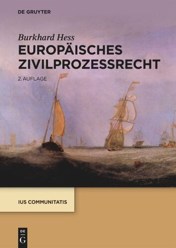 Europäisches Zivilprozessrecht