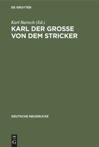 Karl der Große von dem Stricker