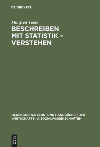 Beschreiben mit Statistik – Verstehen